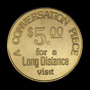Canada, Alberta Government Telephones, 5 dollars : 1980