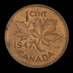 Canada, George VI, 1 cent : 1948