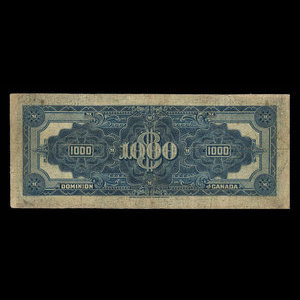 Canada, Dominion of Canada, 1,000 dollars : January 3, 1911