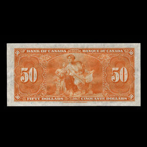 Canada, Bank of Canada, 50 dollars : January 2, 1937