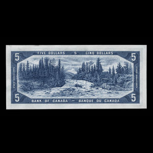 Canada, Bank of Canada, 5 dollars : 1954