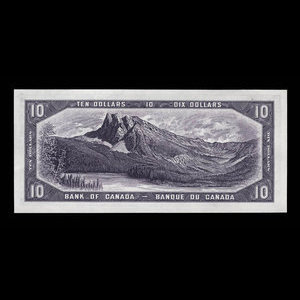 Canada, Bank of Canada, 10 dollars : 1954