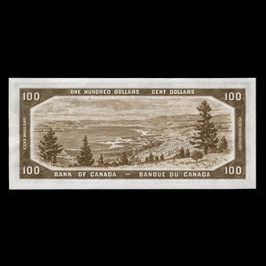 Canada, Bank of Canada, 100 dollars : 1954