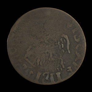 Canada, unknown, 1/2 penny : 1811