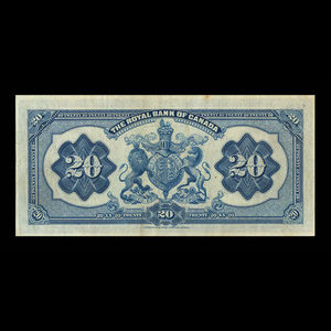Canada, Royal Bank of Canada, 20 dollars : January 3, 1927