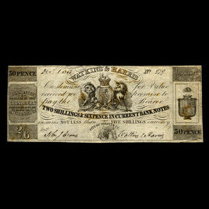 Canada, Watkins & Harris, 30 pence : December 1, 1842