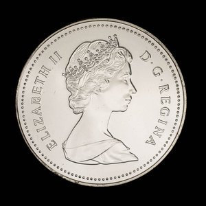 Canada, Elizabeth II, 1 dollar : 1986