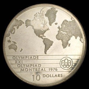 Canada, Elizabeth II, 10 dollars : 1973
