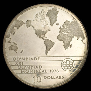 Canada, Elizabeth II, 10 dollars : 1973