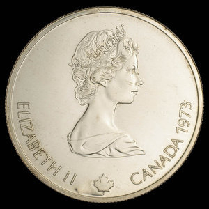 Canada, Elizabeth II, 5 dollars : 1973