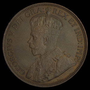 Canada, George V, 1 cent : 1911