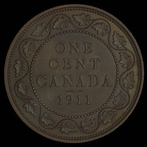 Canada, George V, 1 cent : 1911