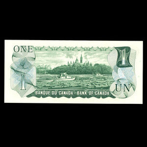 Canada, Bank of Canada, 1 dollar : 1973