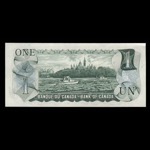 Canada, Bank of Canada, 1 dollar : 1973