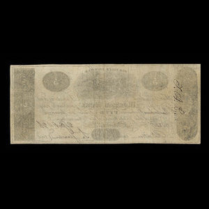 Canada, Montreal Bank, 5 dollars : May 2, 1821
