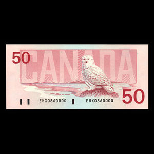 Canada, Bank of Canada, 50 dollars : 1988