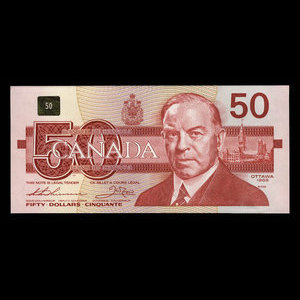 Canada, Bank of Canada, 50 dollars : 1988