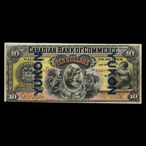 Canada, Canadian Bank of Commerce, 10 dollars : January 2, 1892