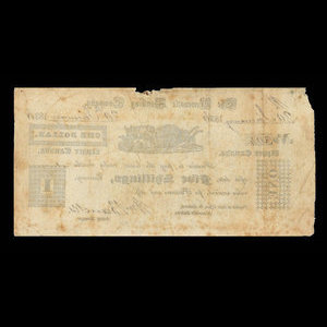 Canada, Newcastle Banking Company, 1 dollar : January 20, 1836