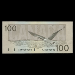 Canada, Bank of Canada, 100 dollars : 1988