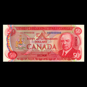 Canada, Bank of Canada, 50 dollars : 1975