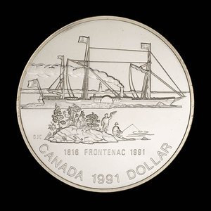 Canada, Elizabeth II, 1 dollar : 1991