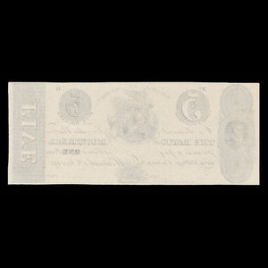 Canada, Bank of Montreal, 5 dollars : June 1, 1839