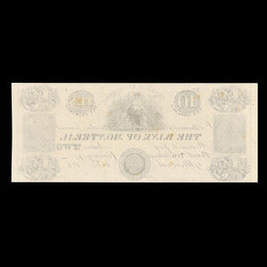 Canada, Bank of Montreal, 10 dollars : June 1, 1839