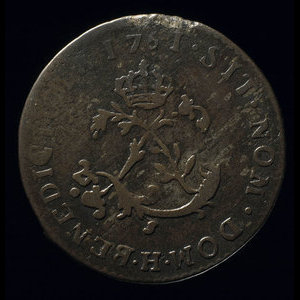 France, Louis XV, 2 sous : 1751