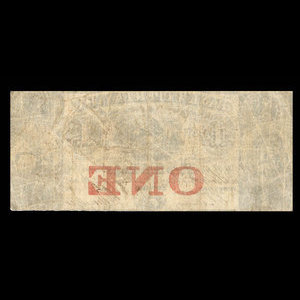 Canada, Bank of Upper Canada (York), 1 dollar : September 4, 1855