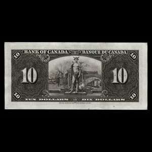 Canada, Bank of Canada, 10 dollars : January 2, 1937