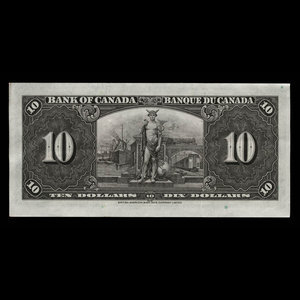 Canada, Bank of Canada, 10 dollars : January 2, 1937