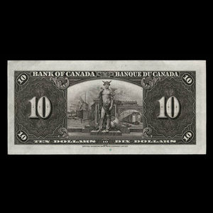 Canada, Bank of Canada, 10 dollars : January 2, 1937