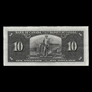 Canada, Bank of Canada, 10 dollars : January 2, 1937