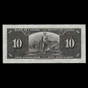 Canada, Bank of Canada, 10 dollars : January 2, 1937