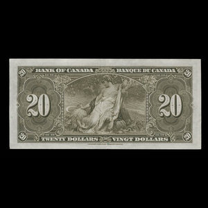 Canada, Bank of Canada, 20 dollars : January 2, 1937