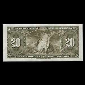 Canada, Bank of Canada, 20 dollars : January 2, 1937