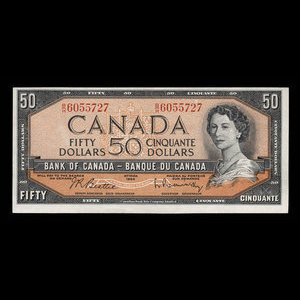 Canada, Bank of Canada, 50 dollars : 1954