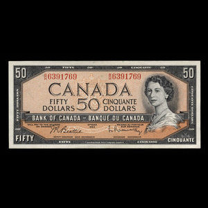 Canada, Bank of Canada, 50 dollars : 1954