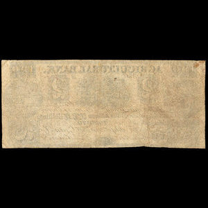 Canada, Agricultural Bank (Toronto), 2 dollars : October 5, 1837