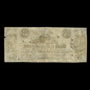 Canada, Bank of Charlottetown, 3 dollars : May 1, 1852