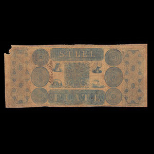 Canada, Bank of Ottawa, 10 dollars : January 1, 1844