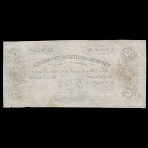 Canada, Bank of British North America, 1 dollar : September 8, 1853