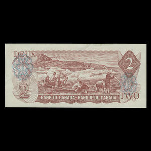 Canada, Bank of Canada, 2 dollars : 1974