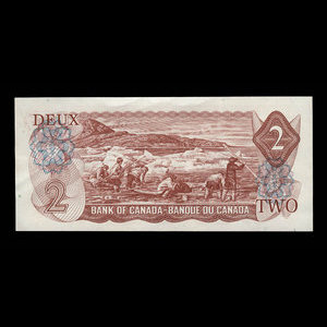 Canada, Bank of Canada, 2 dollars : 1974