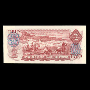 Canada, Bank of Canada, 2 dollars : 1974