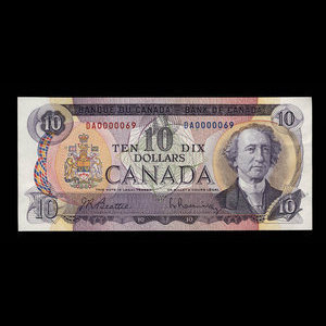 Canada, Bank of Canada, 10 dollars : 1971