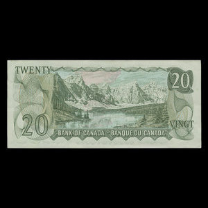 Canada, Bank of Canada, 20 dollars : 1969