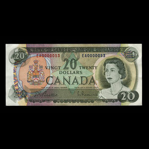 Canada, Bank of Canada, 20 dollars : 1969