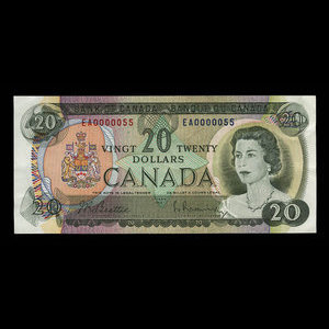 Canada, Bank of Canada, 20 dollars : 1969